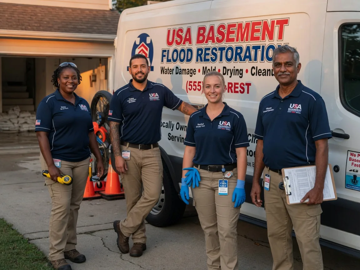 Basement Flood Cleanup company in Mendenhall, MS
